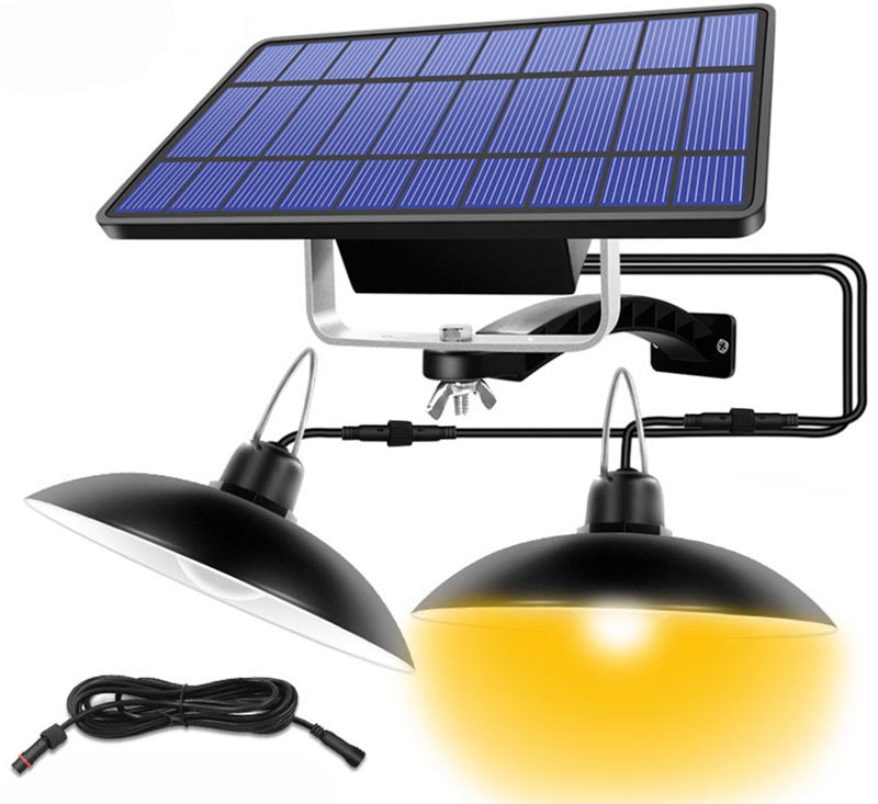 Outdoor 32 LED Hanging Solar Ceiling Lights