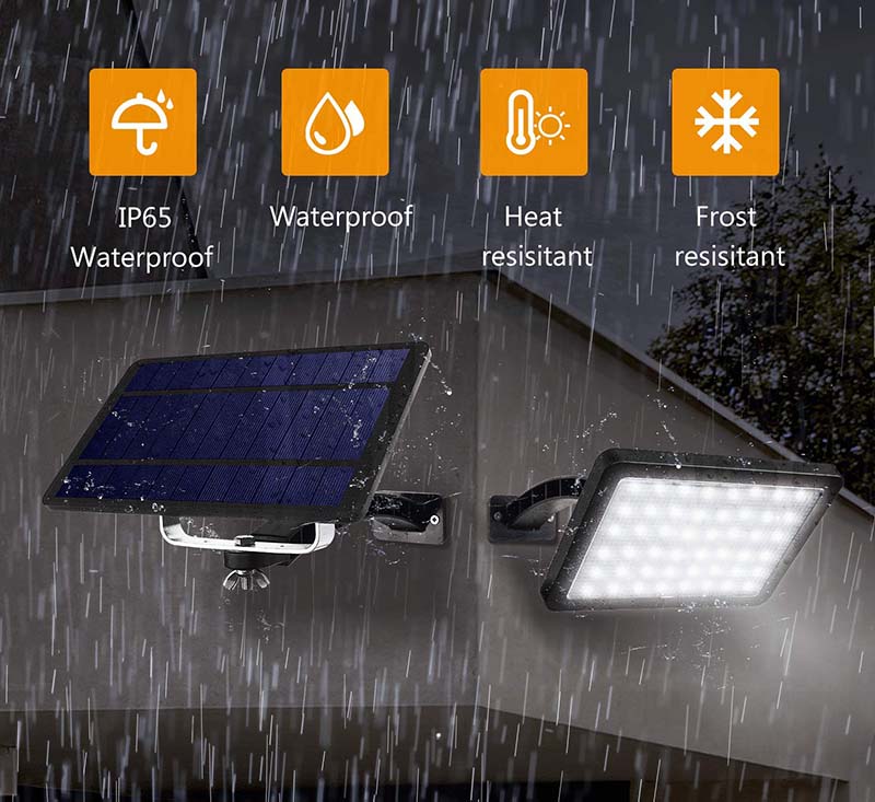 High Brightness IP 65 Waterproof 48 LED Outdoor Solar Night Light