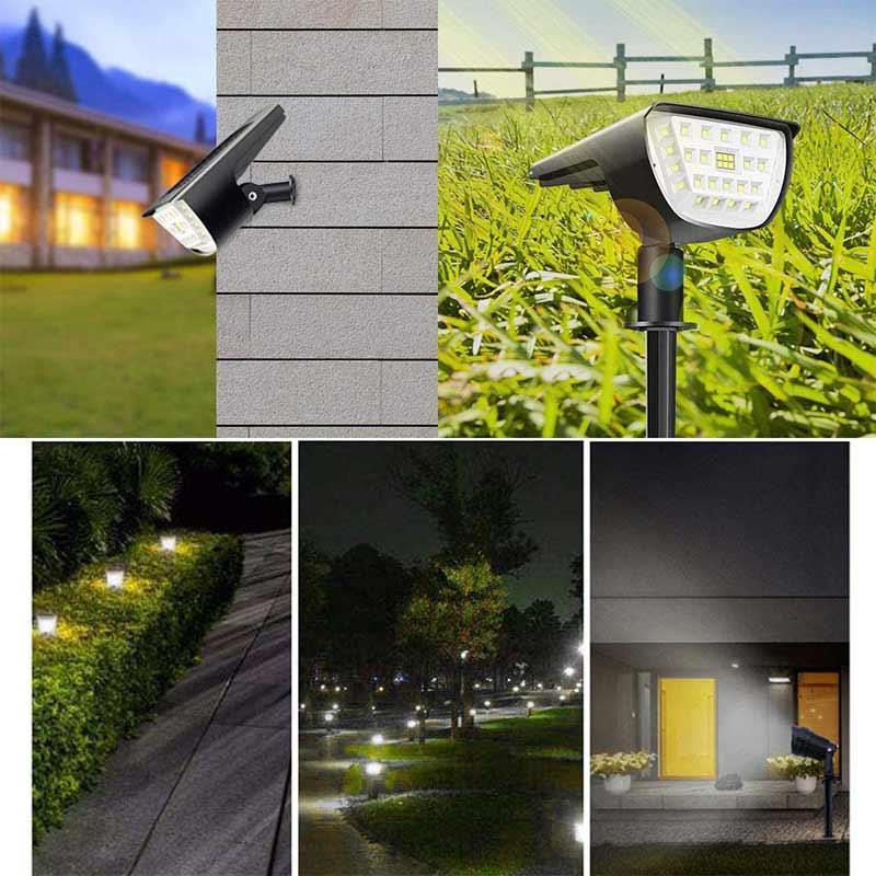 Outdoor Waterproof 32 LED Solar Landscape Spotlights