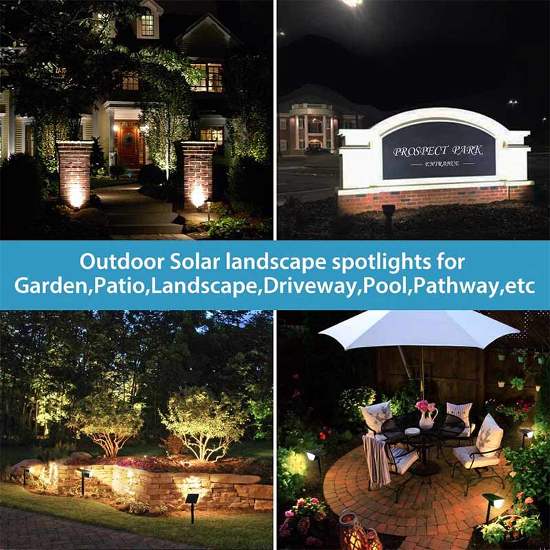 Outdoor Waterproof 32 LED Solar Landscape Spotlights