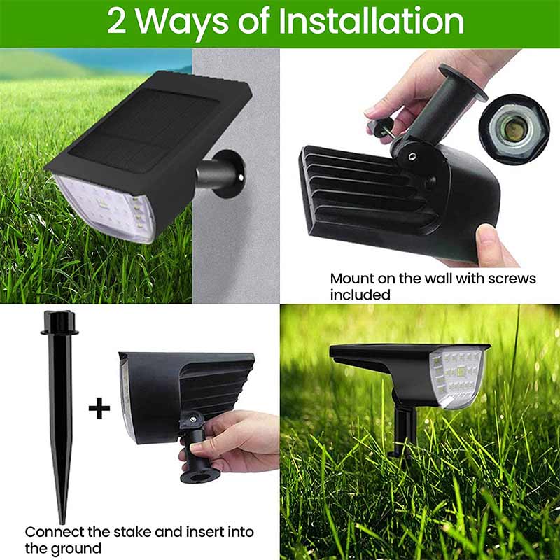 Outdoor Waterproof 32 LED Solar Landscape Spotlights