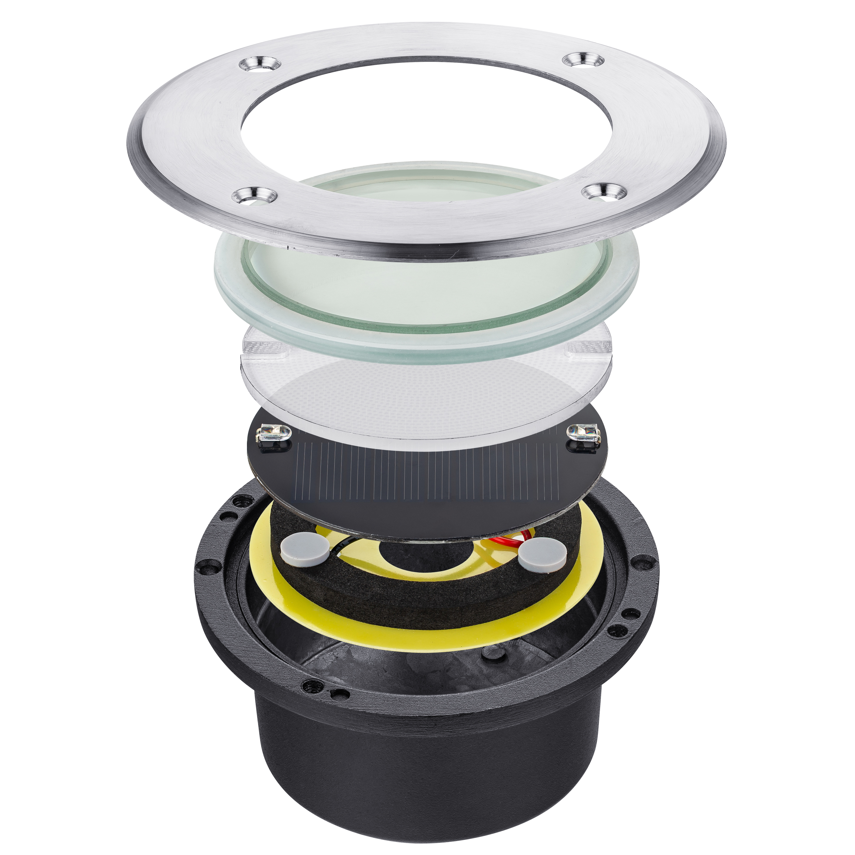 Stainless Steel IP 68 2 Led Outdoor Buried Solar Ground Lightt