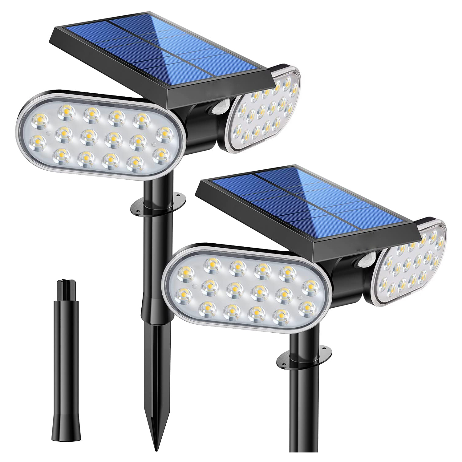 Waterproof with Motion Sensor Solar Spot Lights Outdoor