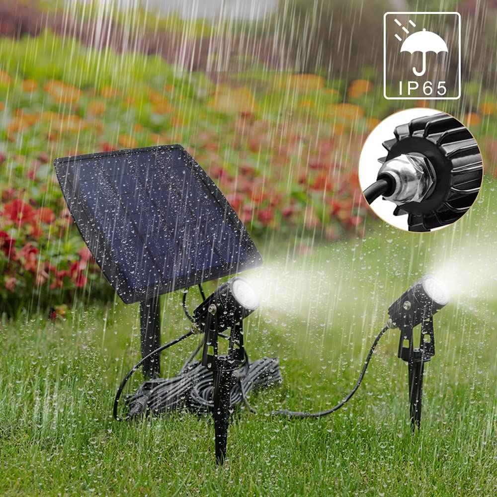 IP65 Waterproof LED Landscape Spotlights Solar Powered Garden Light