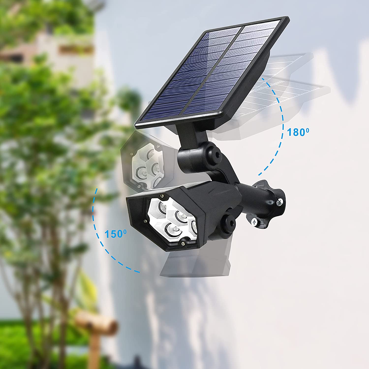 5 LED Garden Lawn Lights Solar Power IP 65 Waterproof Walkway Lighting