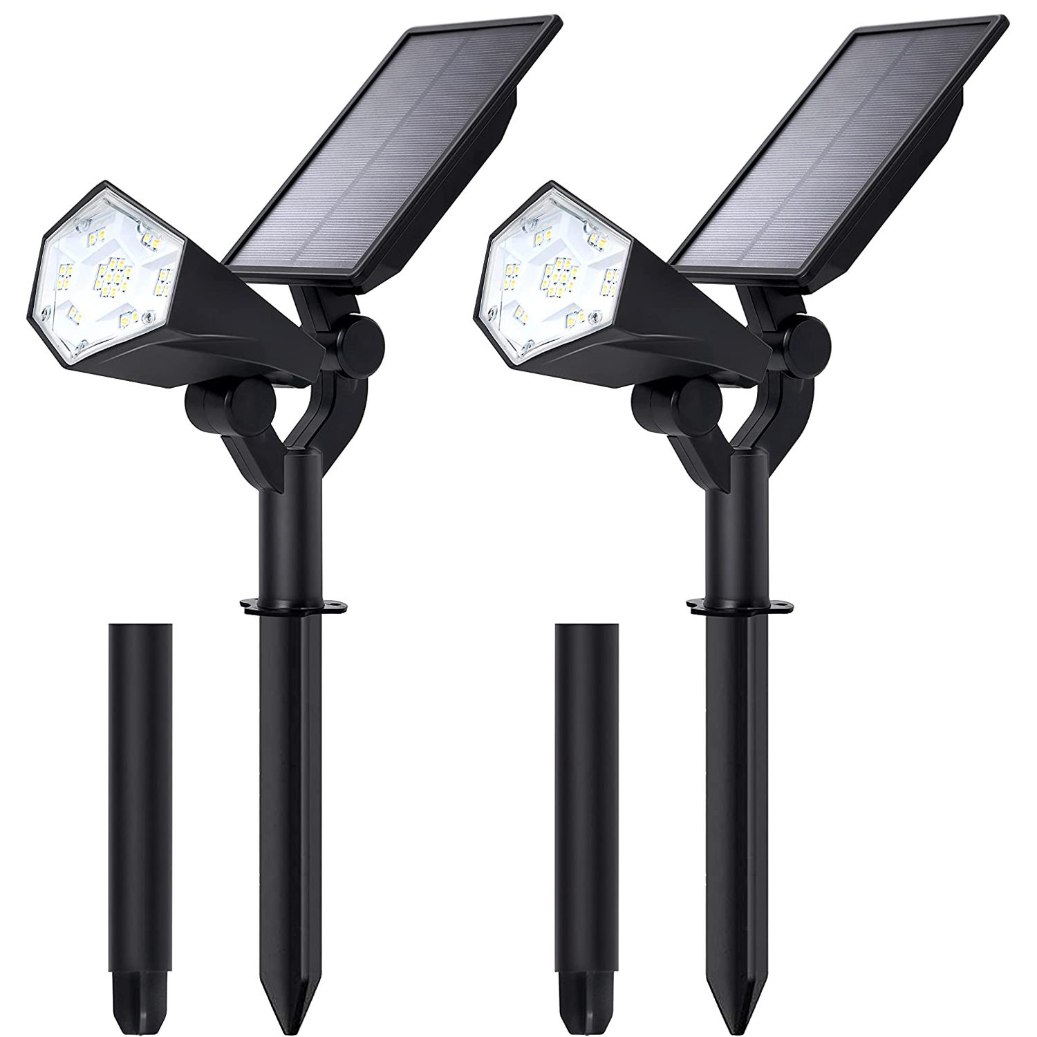 Waterproof Outdoor Garden Landscape Lighting 26 Led Solar Powered Lawn Pathway Lights