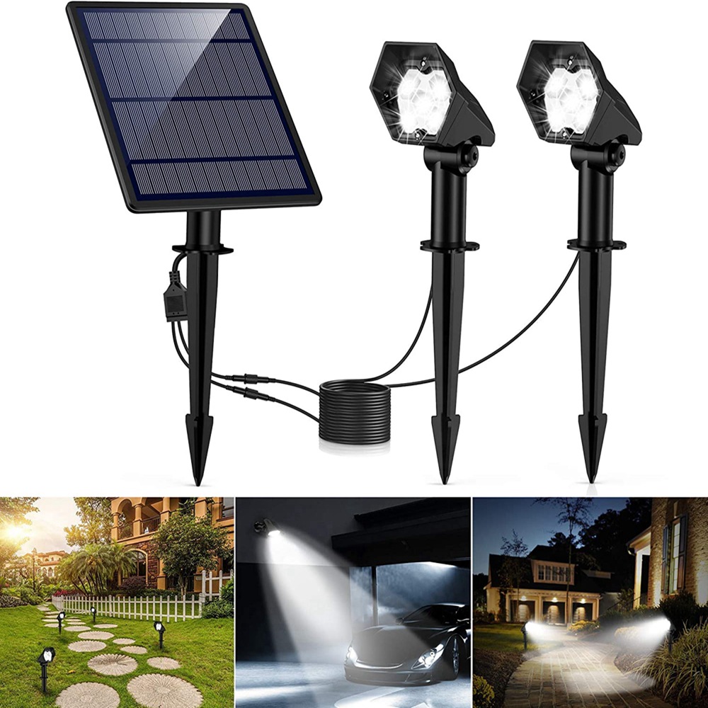 Waterproof Outdoor Garden Landscape Lights 26 Led Solar Power Lawn Pathway Lighting