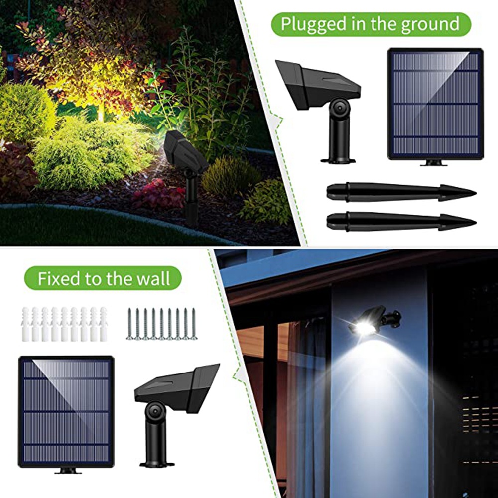 Waterproof Outdoor Garden Landscape Lights 26 Led Solar Power Lawn Pathway Lighting