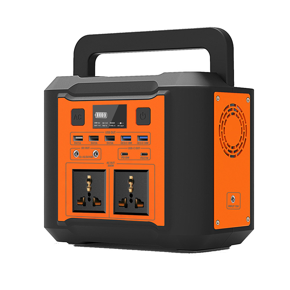 220V Camping Energy Storage Generator Station 300W Portable Emergency Power Supply