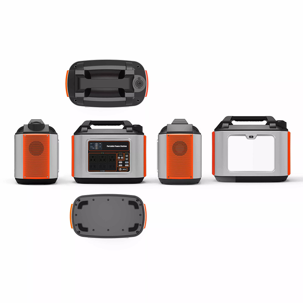 Outdoor Camping Hiking Generator Pure Sine Wave 486wh 500W Portable Battery Backup Power Supply