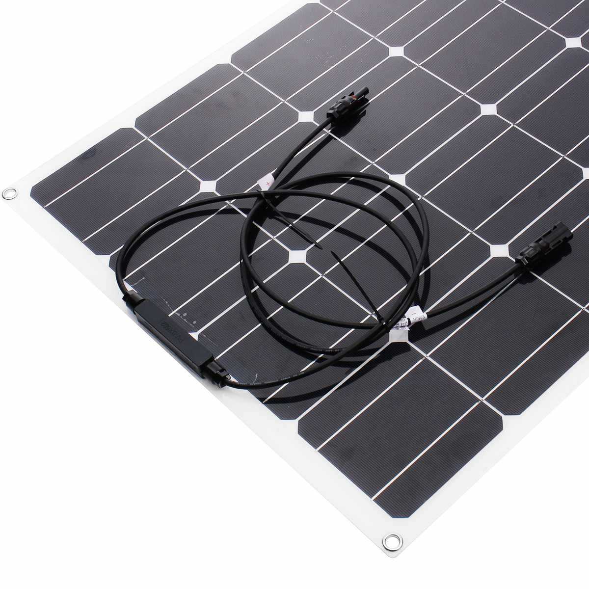 200W 12V Mono-crystalline Solar Panel Flexible System kit Photovoltaic Module Cell with Controller PV Connector for Home RV Caravan Boat Battery