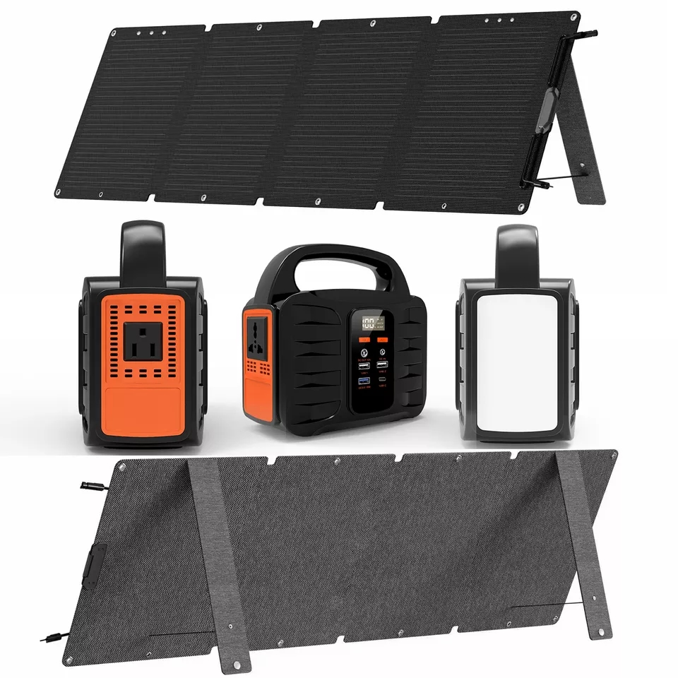 Portable Solar Panel for Power Station 120W Foldable Solar Charger for Phone Tablet Camping Outdoors RV